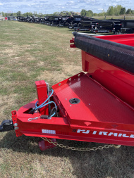 New 83"X14' PJ VOYAGER Low-Pro Dump Trailer w/ Tarp (DV)