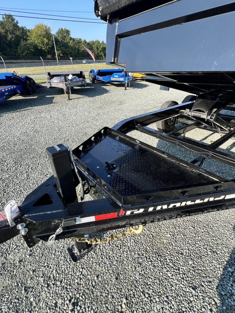 New 2026 PJ Trailers 7X14 DL 14K Dump Trailer w/ Hydraulic Jack