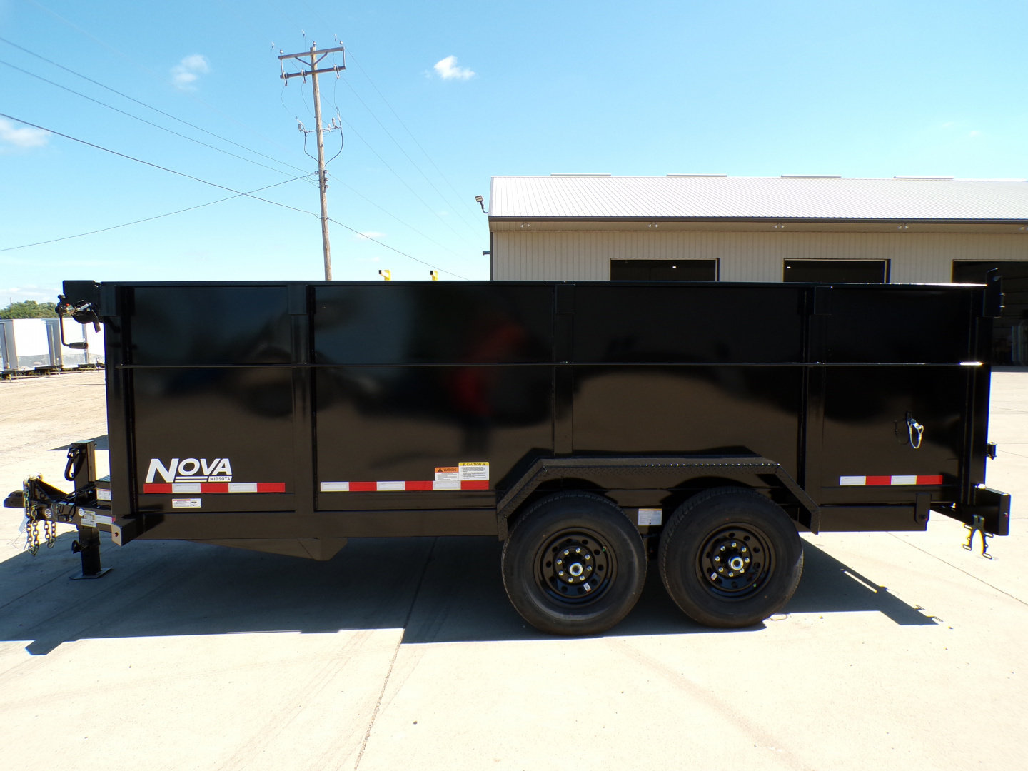 New 2026 Midsota Nova DT 8216 - 45" - 14K Dump Trailer - 531