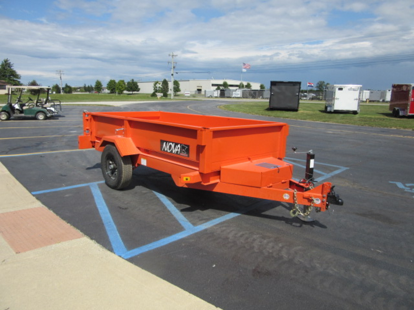 New 2025 Midsota 5 x 10 NDT6010-BP-052 Dump Trailer