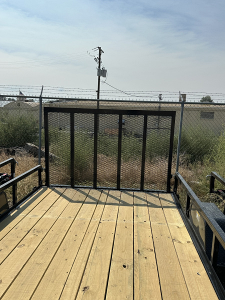 New 2026 H&H Trailer 7X16 7K Rail Utility ATV Trailer Tandem Axle