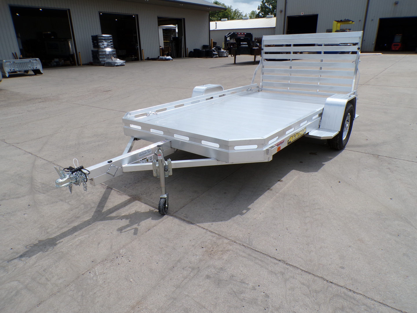 New 2026 Aluma 7712H - S - TG Utility Trailer - 673