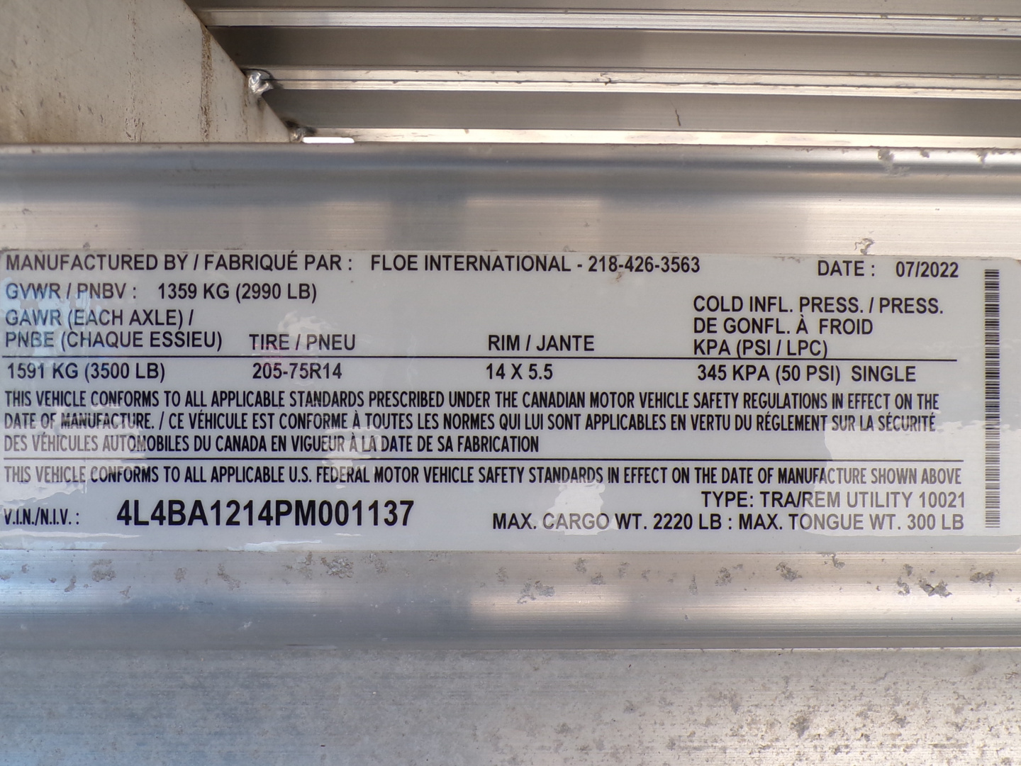 New 2023 FLOE Versa Max 12.5 x 79 Utility Trailer - 137