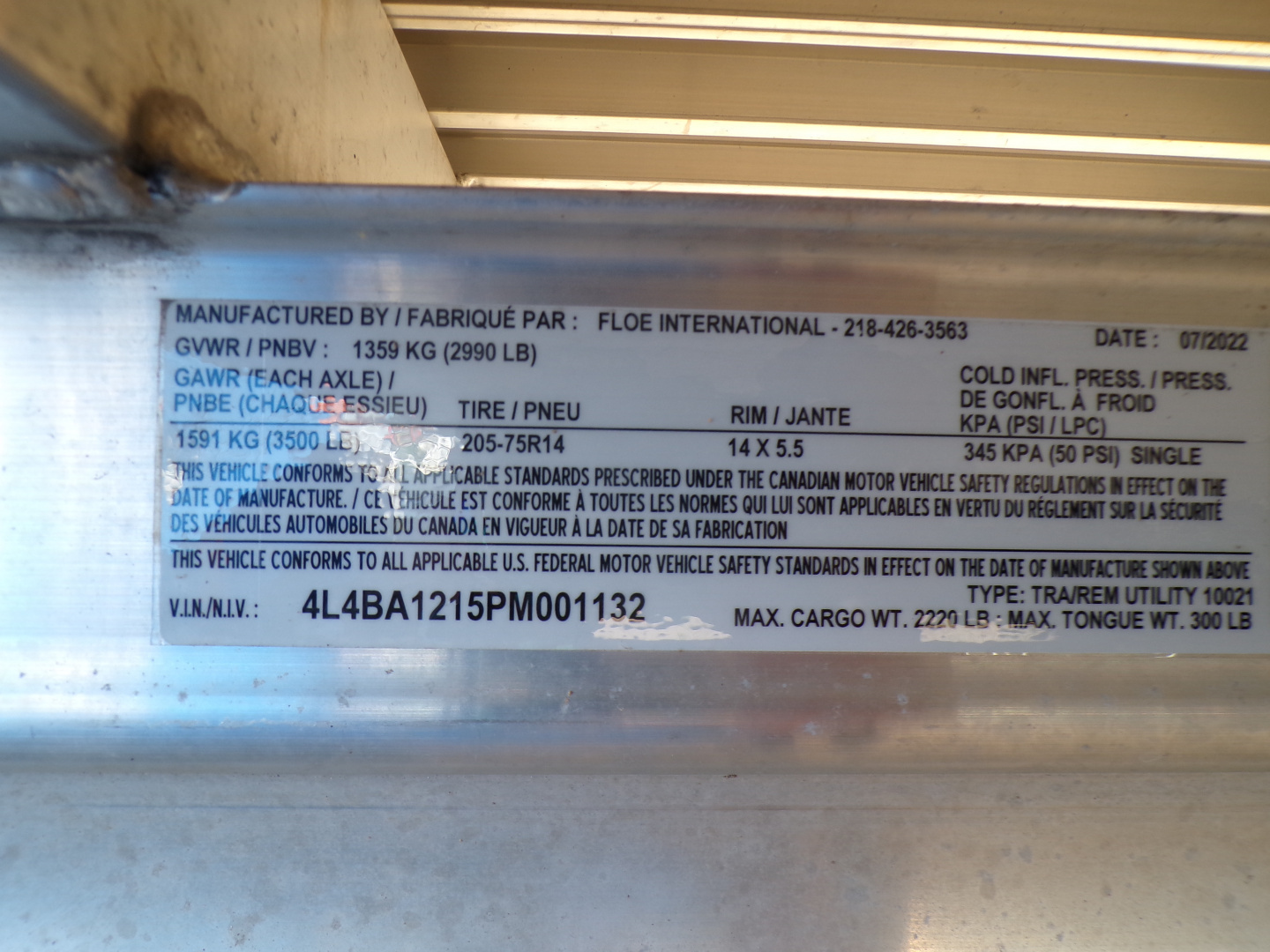 New 2023 FLOE Versa Max 12.5 x 79 Utility Trailer - 132