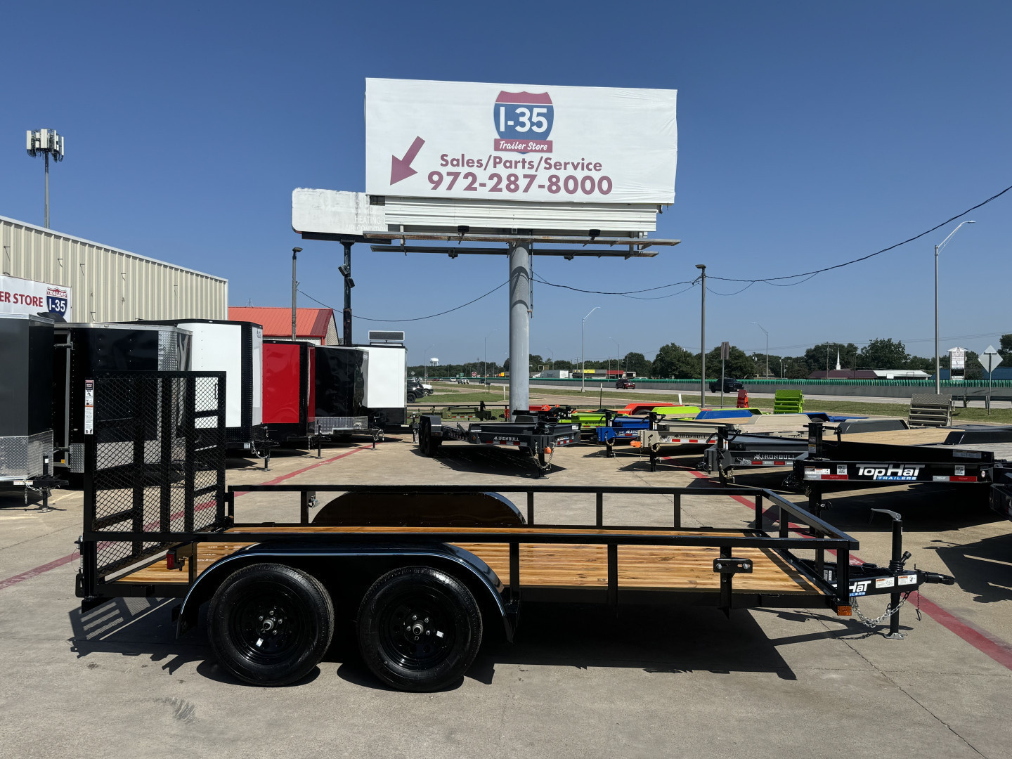 New 2026 Top Hat Trailers Lite Duty Utility - 14'x77" LDX Utility Trailer