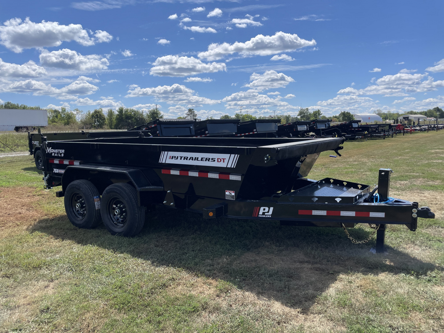 New 2026 PJ TRAILERS 83" x 14' DT1 Telescopic Dump Trailer