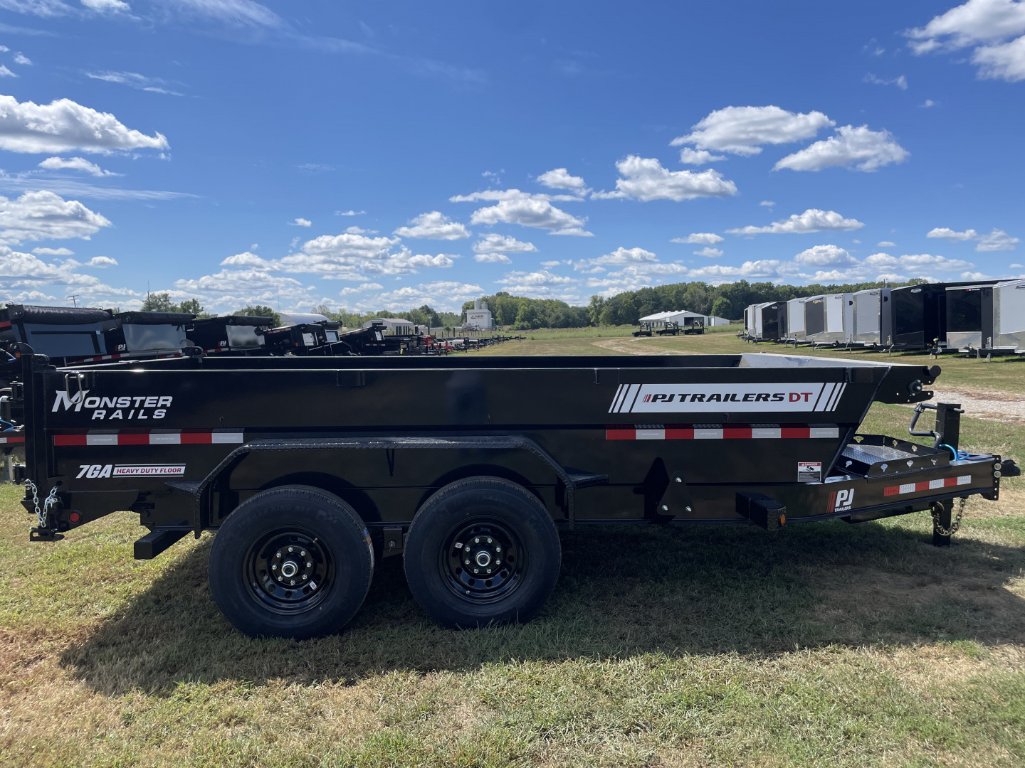 New 2026 PJ TRAILERS 83" x 14' DT1 Telescopic Dump Trailer