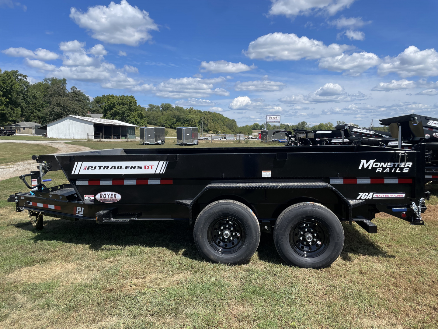 New 2026 PJ TRAILERS 83" x 14' DT1 Telescopic Dump Trailer