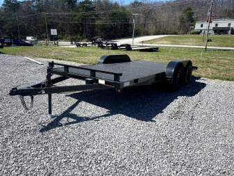 New 2025 P & T Trailers 7K 14+2 CARHAULER STEEL Equipment Trailer