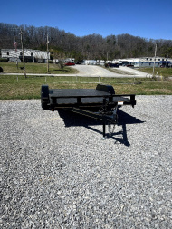 New 2025 P & T Trailers 7K 14+2 CARHAULER STEEL Equipment Trailer