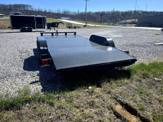 New 2025 P & T Trailers 7K 14+2 CARHAULER STEEL Equipment Trailer