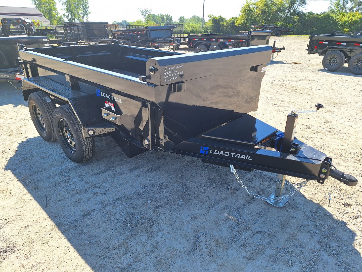 New 2026 Load Trail 5x10 Dump Trailer