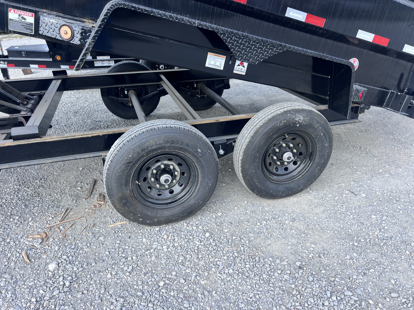New 2026 IRON BULL 83X16 DUMP TRAILER W/ 36" SIDES