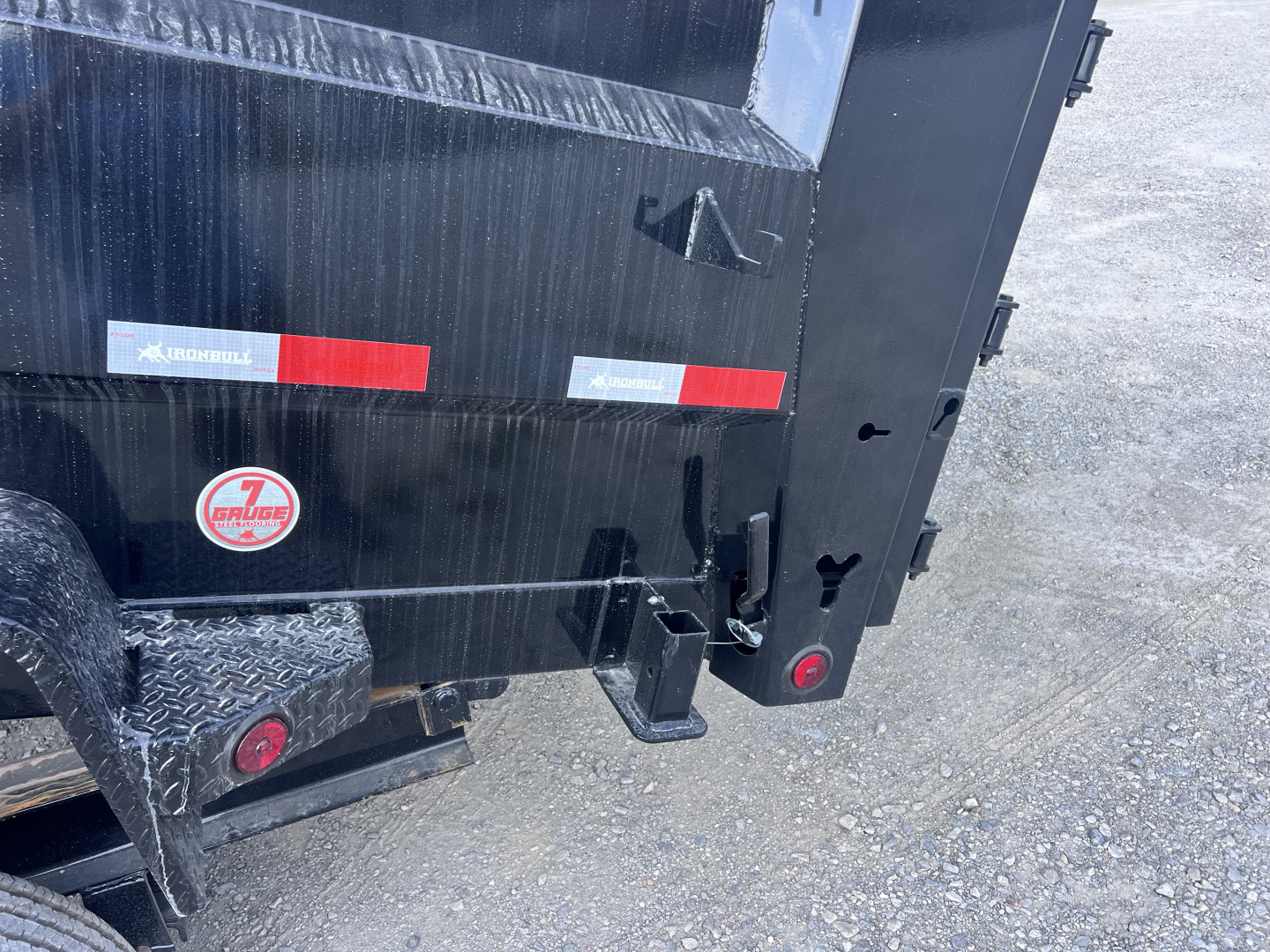 New 2026 IRON BULL 83X16 DUMP TRAILER W/ 36" SIDES