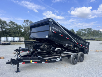 New 2026 IRON BULL 83X16 DUMP TRAILER W/ 36" SIDES