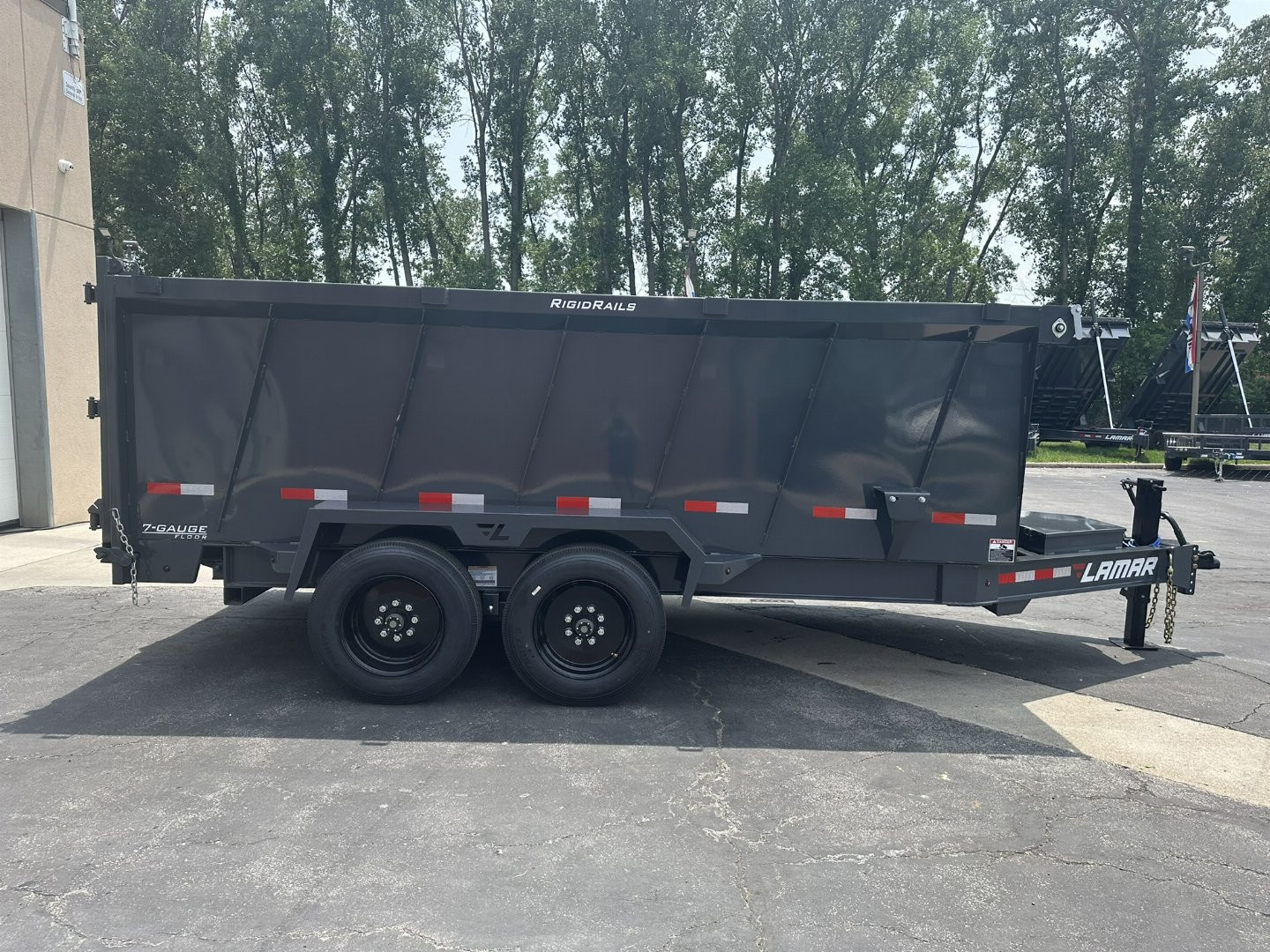 New 2025 Lamar Trailers 83"x14' DT-14K Telescopic Dump Trailer