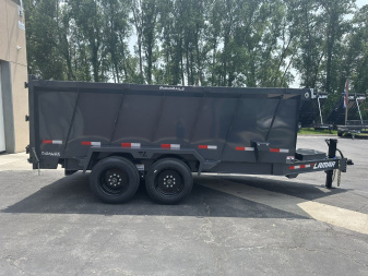 New 2025 Lamar Trailers 83"x14' DT-14K Telescopic Dump Trailer