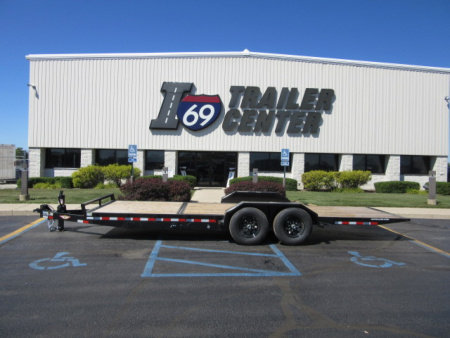 New 2025 H&H Trailers 7 x 22 (16+6) Gravity Tilt H16+6GTL-140 Tilt Trailer 14K