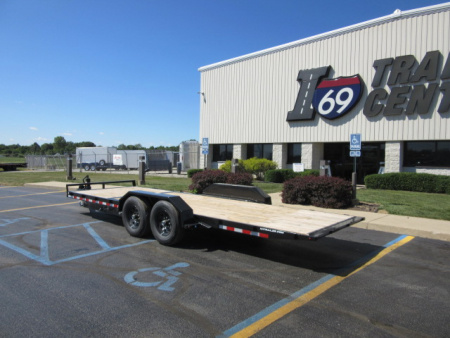 New 2025 H&H Trailers 7 x 22 (16+6) Gravity Tilt H16+6GTL-140 Tilt Trailer 14K