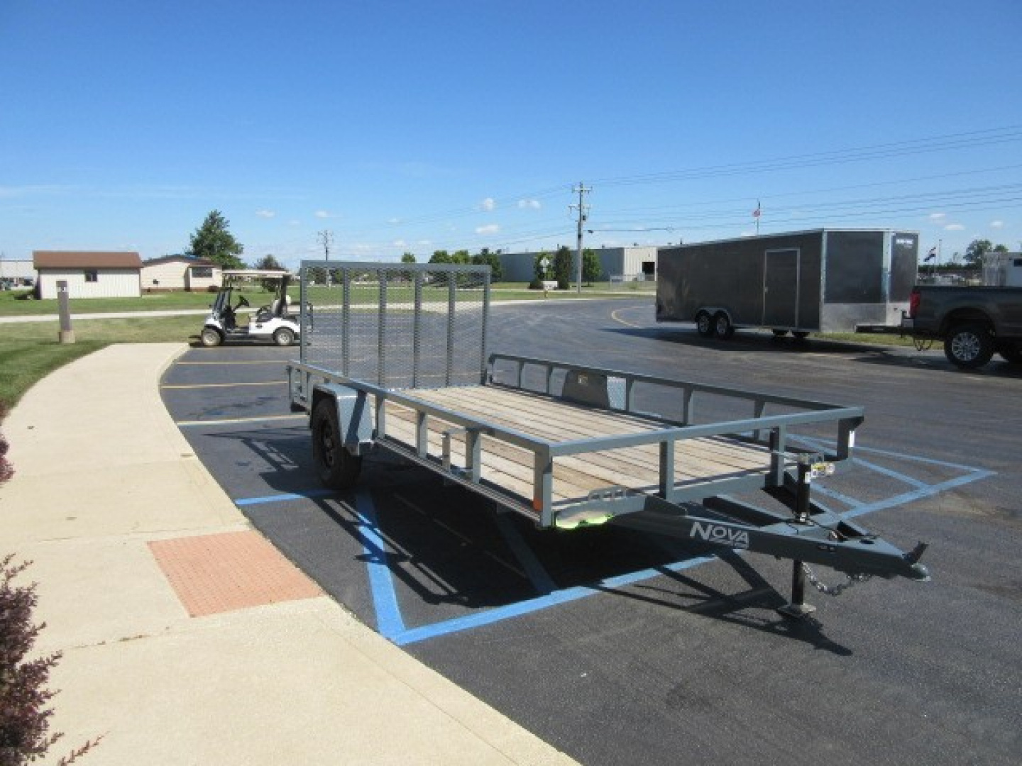 New 2025 Midsota 7 x 14 HNUTT8214-BP-030 Utility Trailer 3K