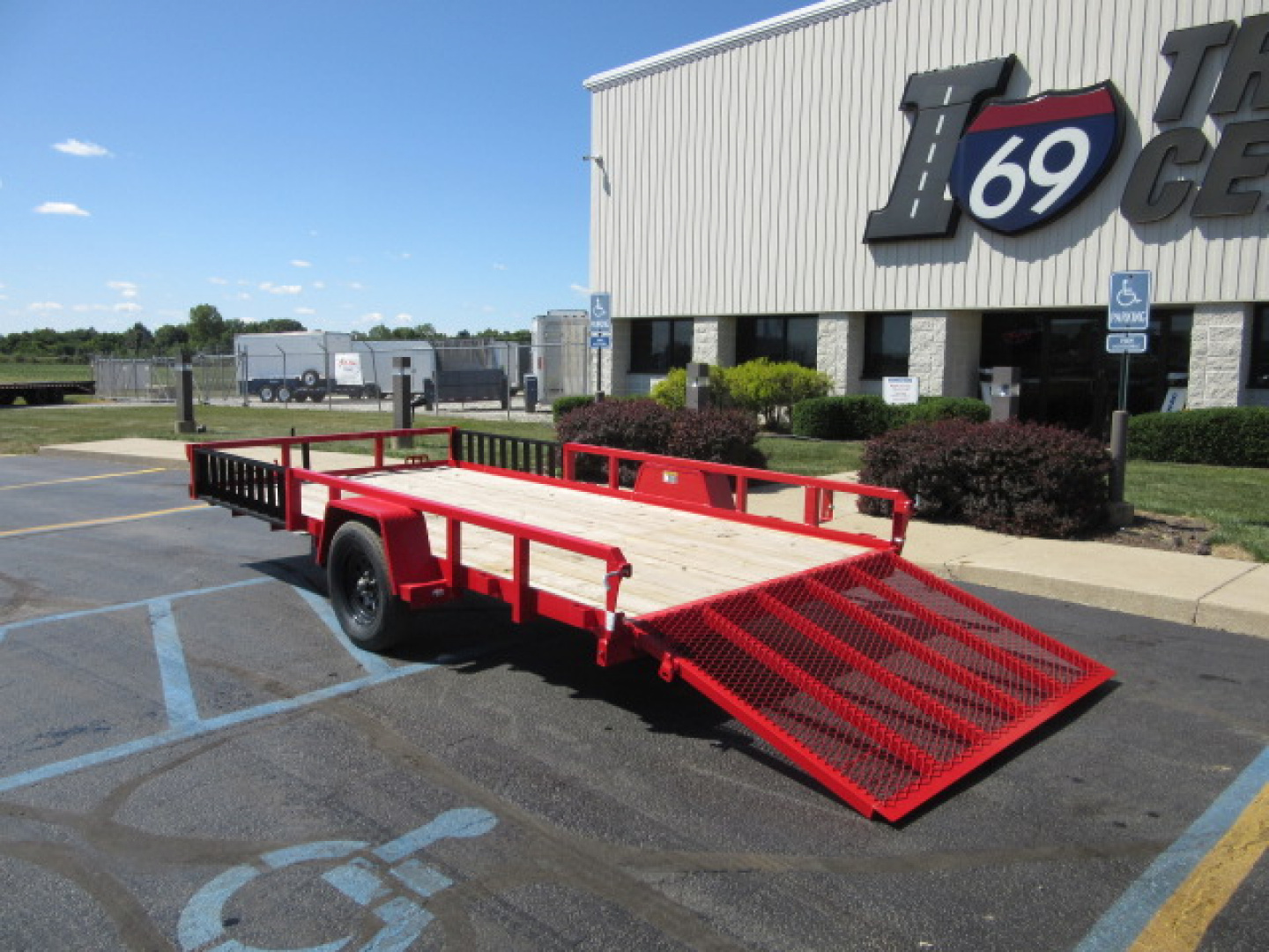 New 2024 Midsota 7 x 14 HNUATV8214-BP-030 ATV Trailer 3K