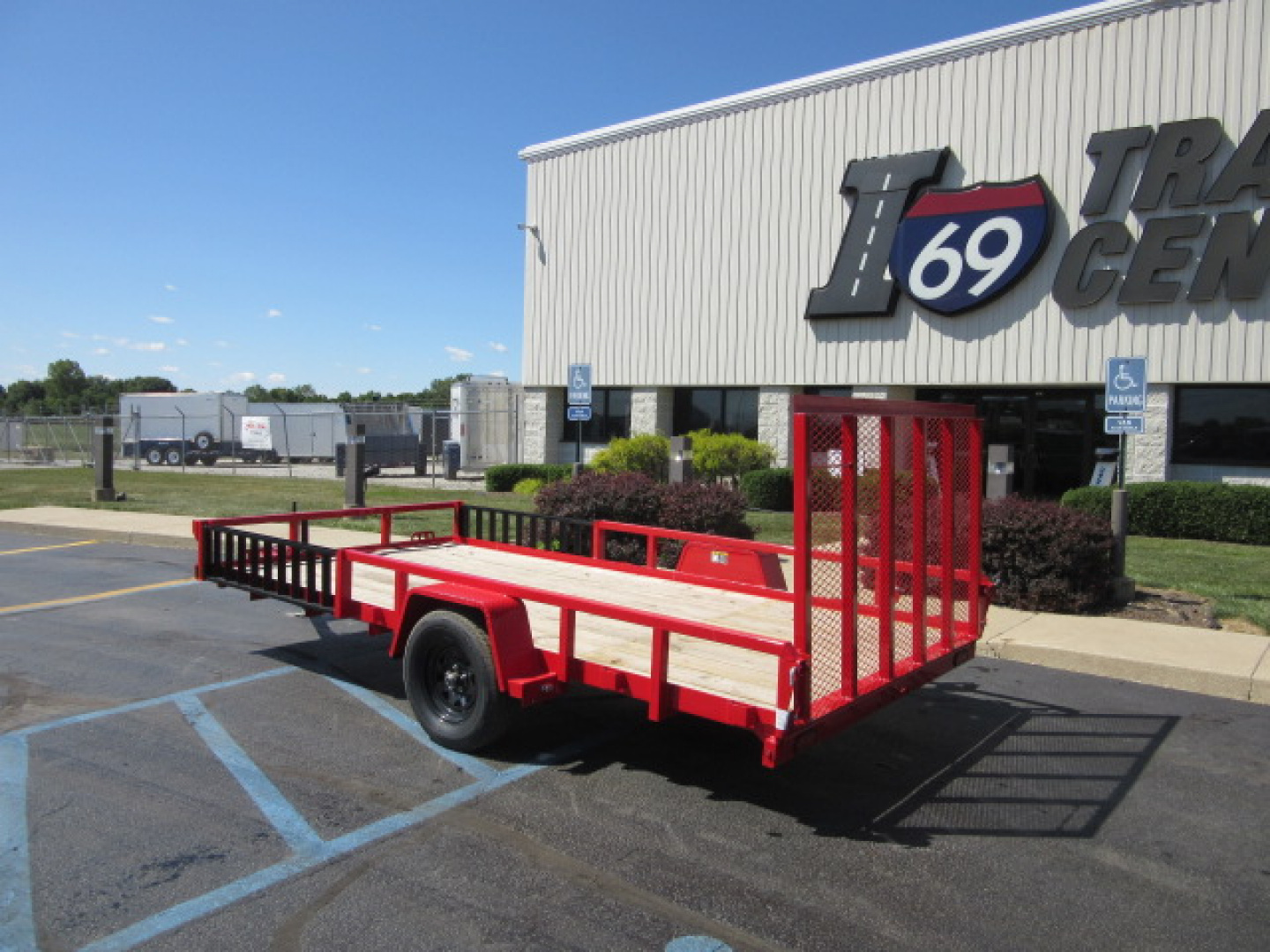 New 2024 Midsota 7 x 14 HNUATV8214-BP-030 ATV Trailer 3K