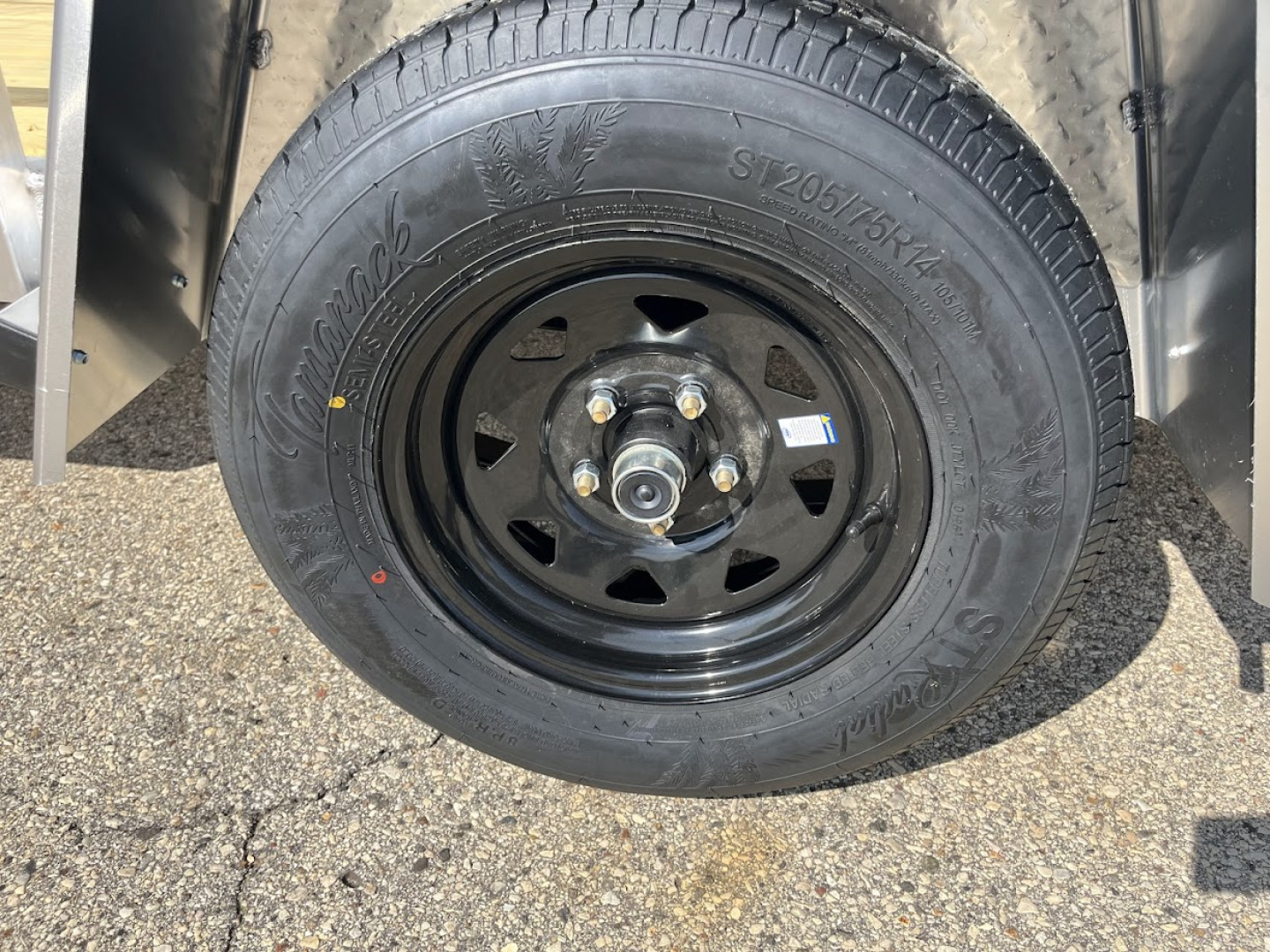 New 2026 Black Rhino 5'x10' EXS510 w/ Wood Deck (ATV / UTV / Side by Side) Utility Trailer