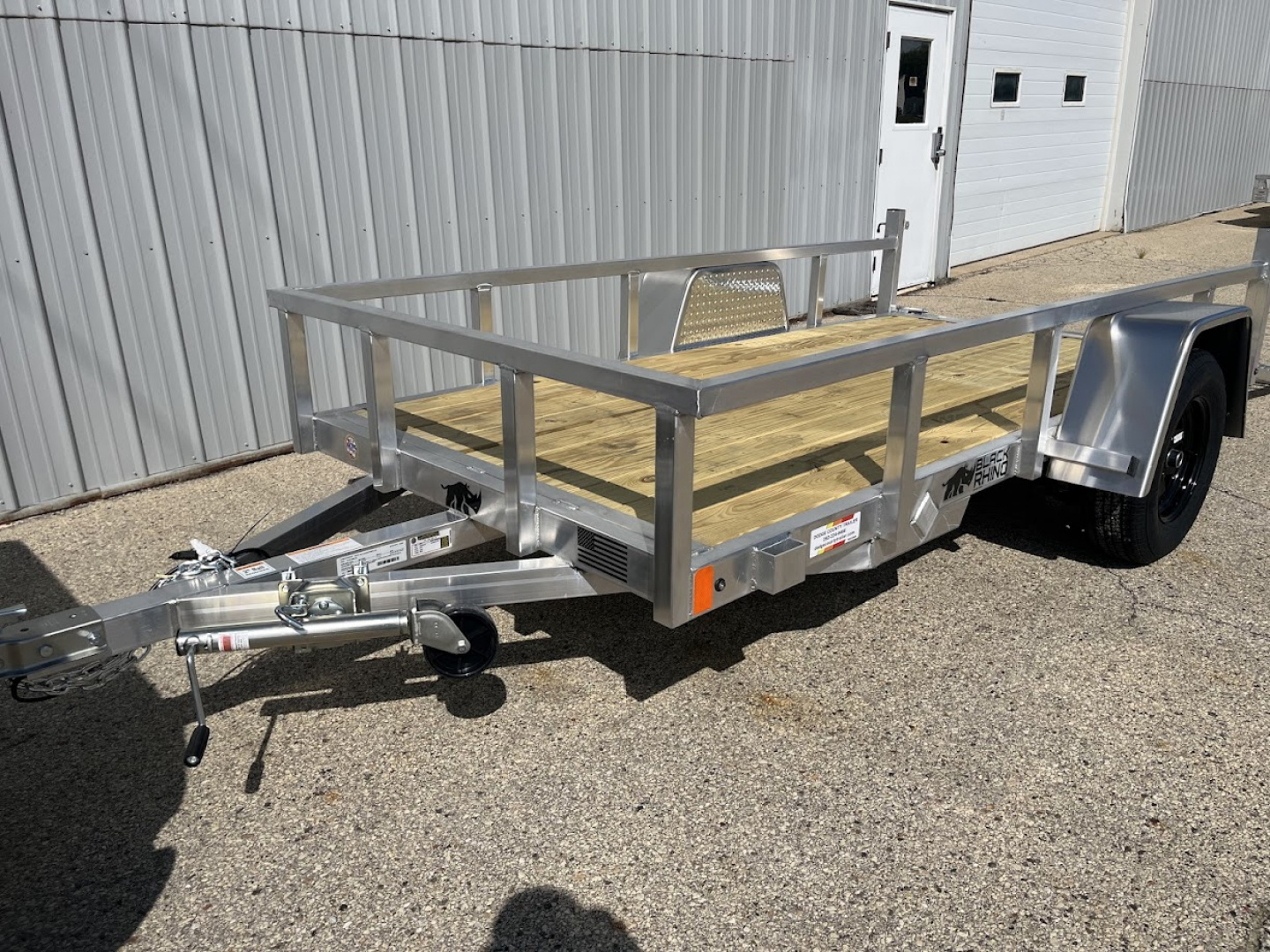 New 2026 Black Rhino 5'x10' EXS510 w/ Wood Deck (ATV / UTV / Side by Side) Utility Trailer