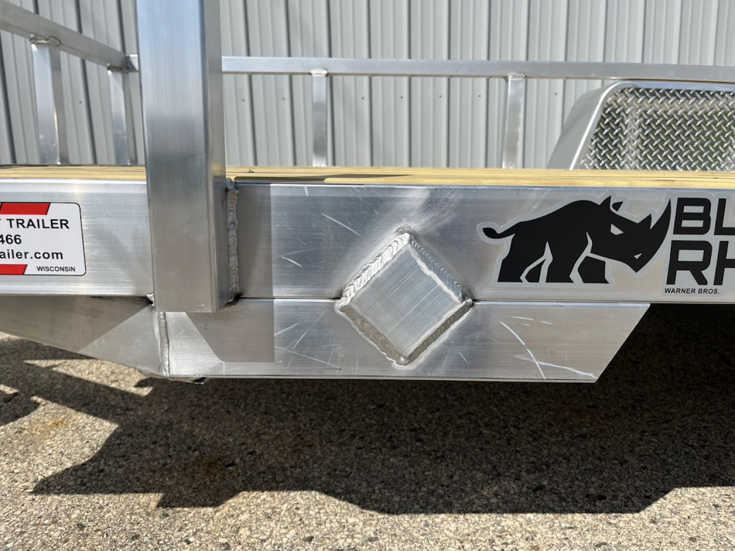 New 2026 Black Rhino 5'x10' EXS510 w/ Wood Deck (ATV / UTV / Side by Side) Utility Trailer