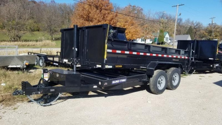 New 2026 Sure-Trac 82x14 Telescopic Dump Trailer 14K