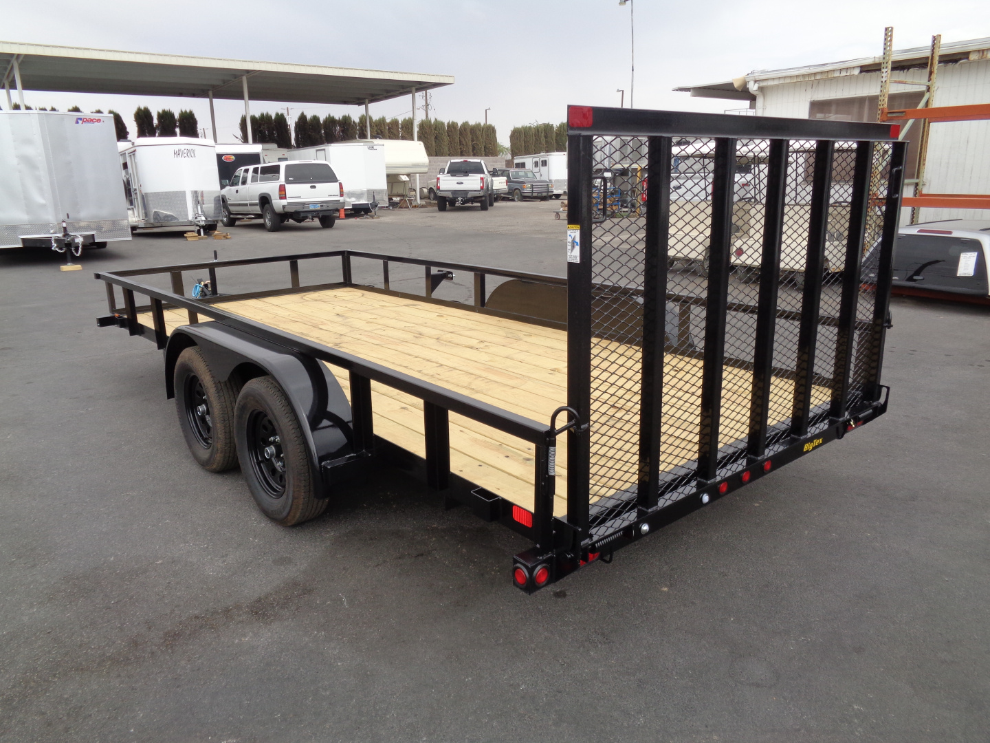 New 2026 Big Tex Trailers * 70PI-16 * 16Ft Tandem Axle Utility Trailer w/ Ramp Gate