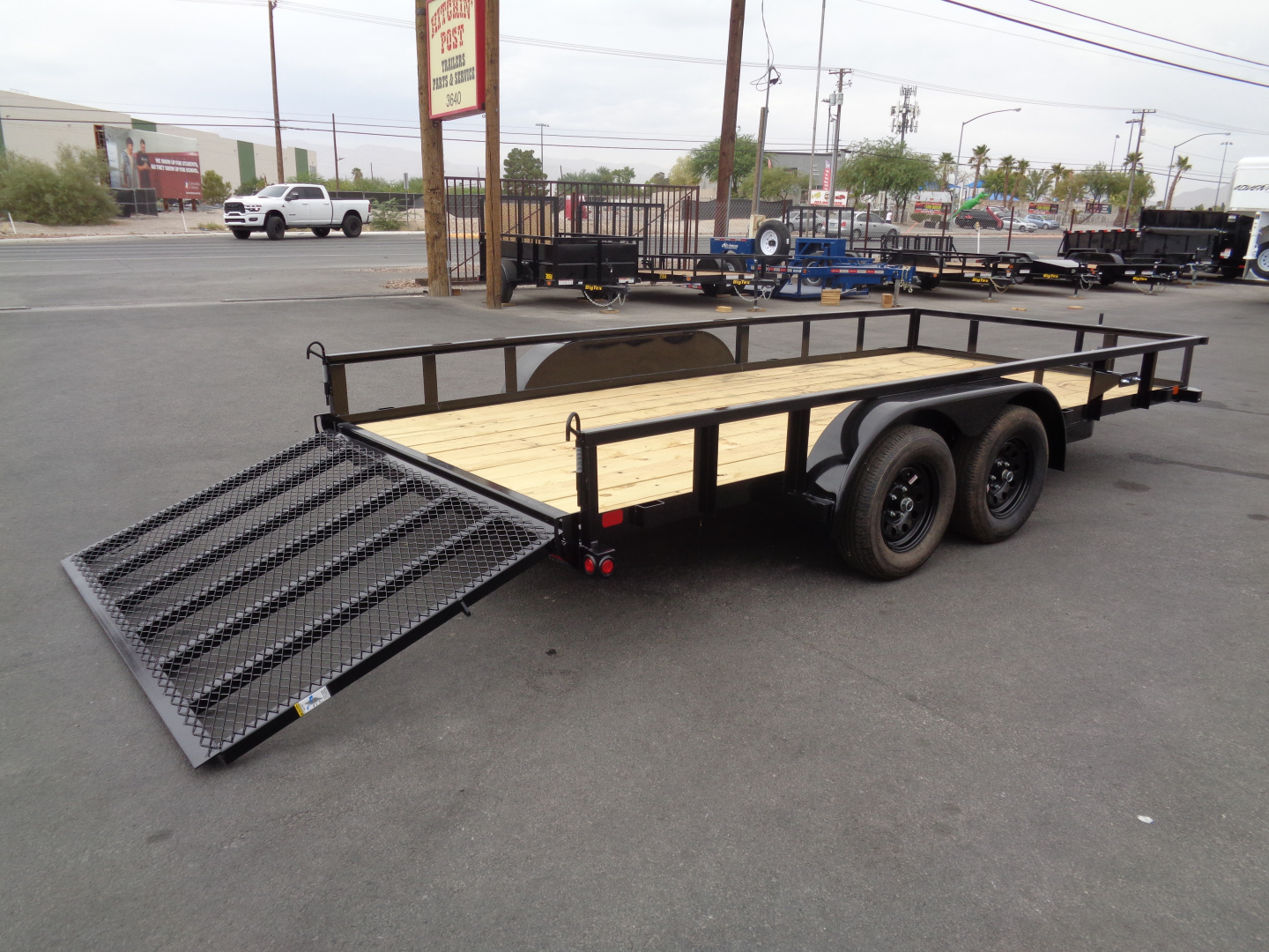 New 2026 Big Tex Trailers * 70PI-16 * 16Ft Tandem Axle Utility Trailer w/ Ramp Gate