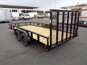 New 2026 Big Tex Trailers * 70PI-16 * 16Ft Tandem Axle Utility Trailer w/ Ramp Gate