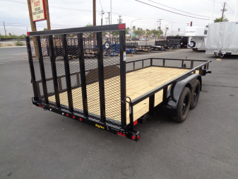 New 2026 Big Tex Trailers * 70PI-16 * 16Ft Tandem Axle Utility Trailer w/ Ramp Gate