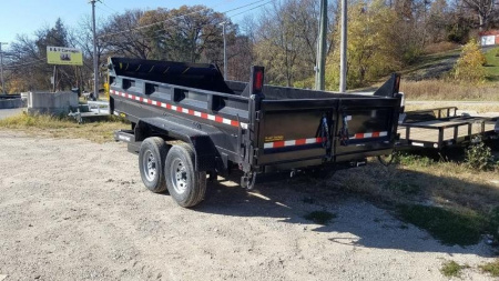 New 2026 Sure-Trac 82x14 Telescopic Dump Trailer 14K