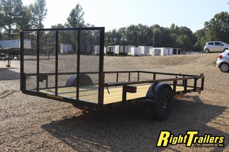 New 2025 7X14 Twisted Pine Utility Trailer