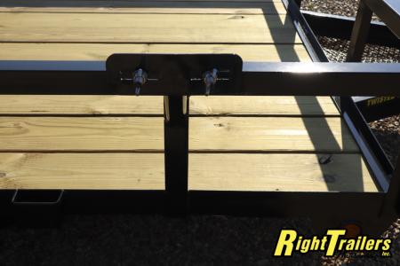 New 2025 7X14 Twisted Pine Utility Trailer