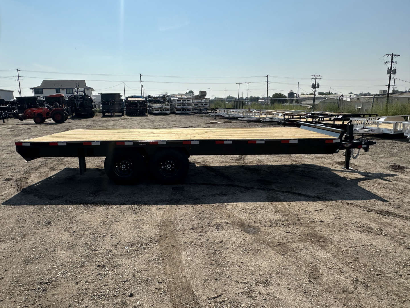 New 2025 H&H Trailers 8.5x20 14K Deckover Trailer