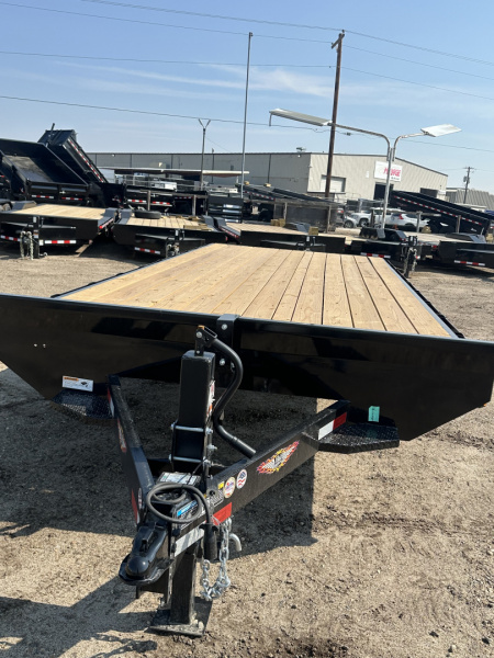 New 2025 H&H Trailers 8.5x20 14K Deckover Trailer