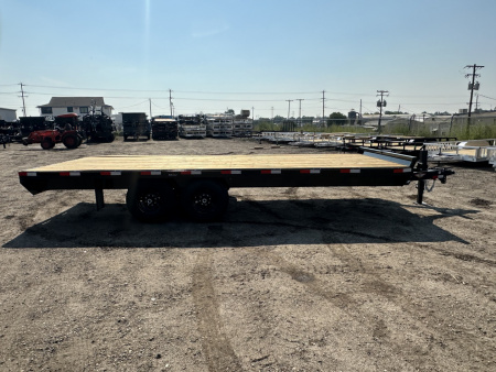 New 2025 H&H Trailers 8.5x20 14K Deckover Trailer