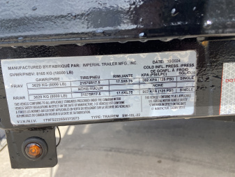 New 2025 Imperial Equipment Trailer Split floor