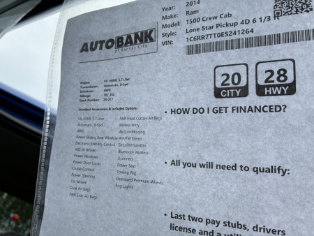 Used 2014 RAM 1500 Crew Cab Truck