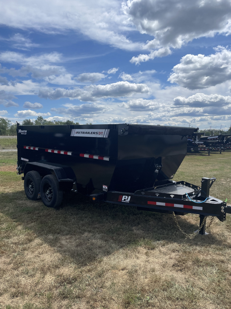 New 2026 PJ TRAILERS 83" x 14' DT1 Telescopic Dump Trailer