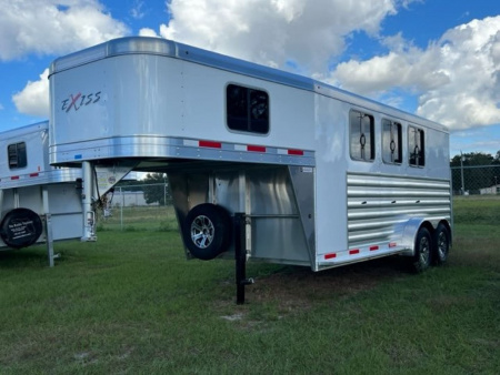New 2026 Exiss Trailers 3H GN CXF Edition Horse Trailer