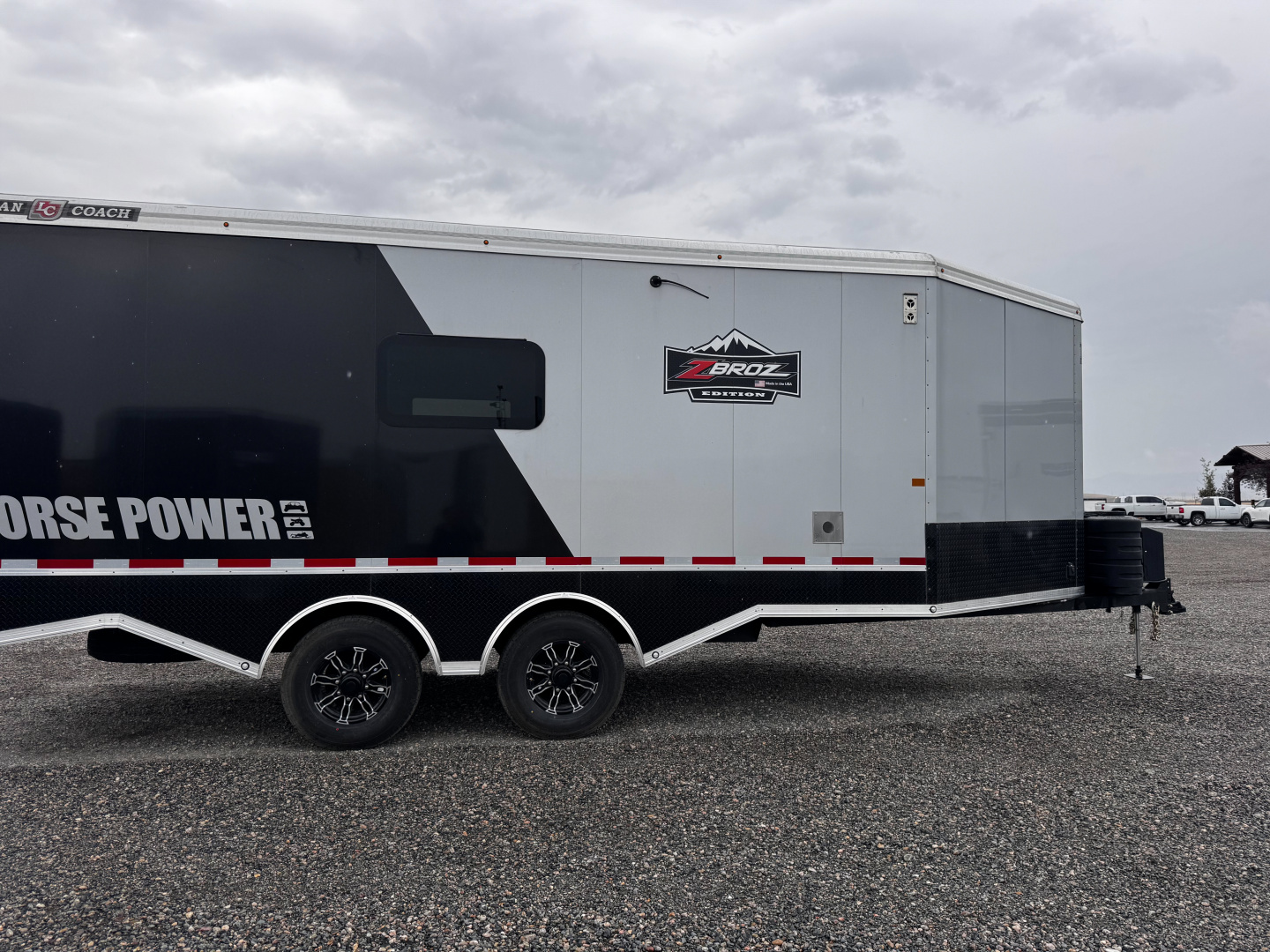 New 2024 Logan Coach 25' ZBROZ Snowmobile Trailer