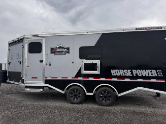 New 2024 Logan Coach 25' ZBROZ Snowmobile Trailer