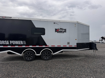 New 2024 Logan Coach 25' ZBROZ Snowmobile Trailer