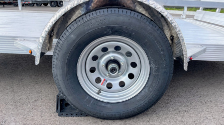 New 76"x 12' Single Axle Aluminum Utility Trailer 3500 (GVWR)