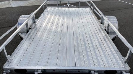 New 76"x 12' Single Axle Aluminum Utility Trailer 3500 (GVWR)