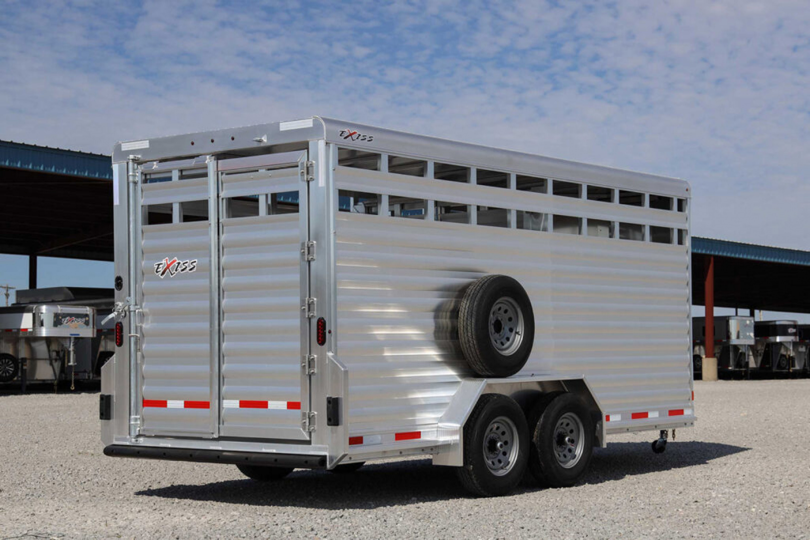 New 2026 Exiss Trailers 716 Stock / Stock Combo Trailer